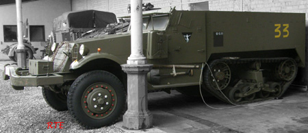 M3 Half-track, Brussel.