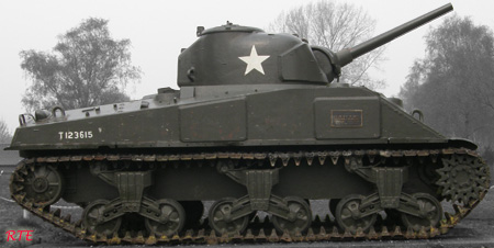 Medium tank M4A4, Sherman V, Doetinchem (NL).