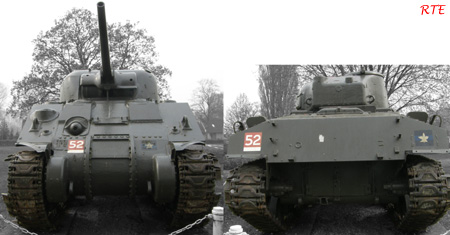 Medium tank M4A4, Sherman V, Doetinchem (NL).