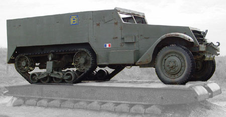 Half-track M3, Utah Beach.