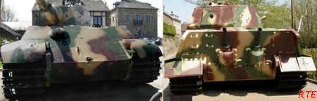 Könings Tiger, Tigre II, Sd.Kfz.182, La Gleize (B).