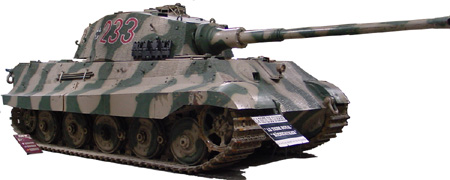 Könings Tiger, Tigre II, Sd.Kfz.182, Saumur (F).