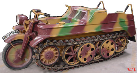 Kleines Kettenkraftrad Sd.Kfz.2, Saumur (F).