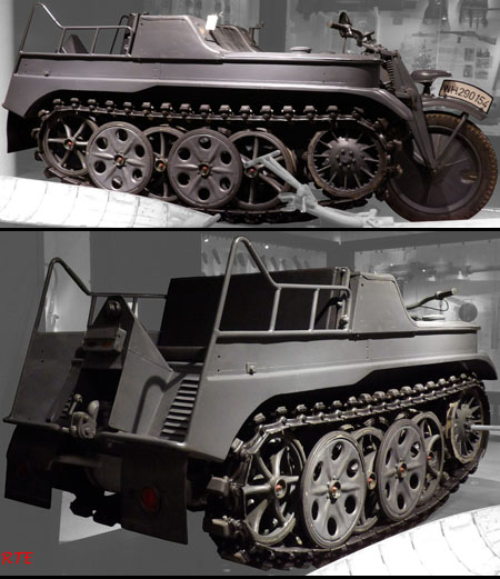 Sd.Kfz. 2 kleines Kettenkraftrad, Museum der Bundeswehr, Dresden (D).