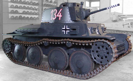 Panzerkampfwagen 38(t) Ausf. S in Munster (D).