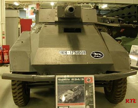 Schwere Panzerspähwagen, Sd.Kfz.234/3 in Bovington.