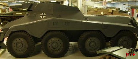 Schwere Panzerspähwagen, Sd.Kfz.234/3 in Bovington.