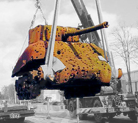 M4A1(76)w, Sherman II A in Soest (NL).