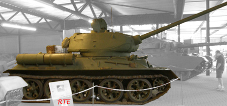 medium tank T34-85, Overloon (NL).