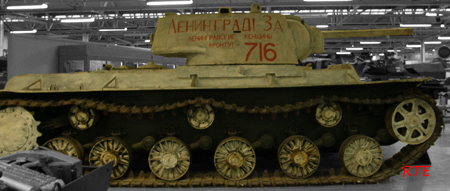 Heavy Tank, Kliment Voroshilov IB, Bovington (GB)