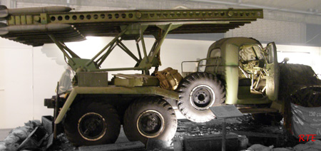 Katyusha BM-13 rocket launcher, ZiL-151 in Best (NL).