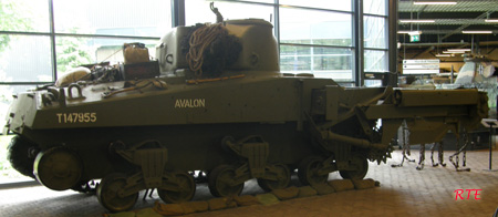 Flail tank, Sherman V Crab I, Overloon (NL).