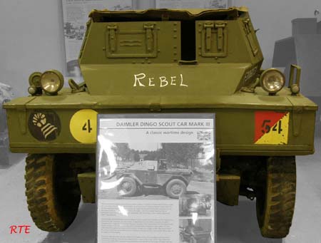 Daimler Scout Car Mk.III "Dingo" in Bovington (GB)