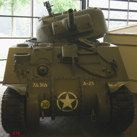 Medium Tank M4 "early model", in Overloon (NL).