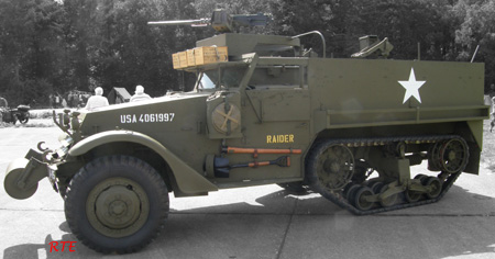 Half-track M3A1 in Ursel (B).