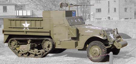 half-track M3A1 in Stavelot (B)