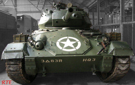 M24 Chaffee, Light Tank, Brussel.