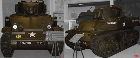Light Tank M3A3 in Saumur.