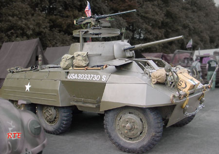 M8 "Greyhound" in Ursel (B).