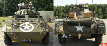 M8 "Greyhound" in Ursel (B).