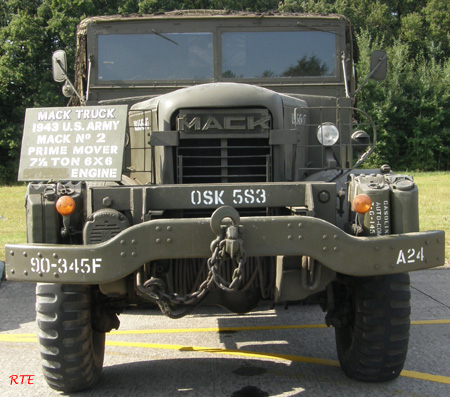 Mack NO-2, 6x6 truck, in Ursel (B).